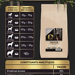 Croquettes Sans C&eacute;r&eacute;ales &ndash; Truite avec du Saumon, de la Patate Douce et de l&rsquo;Asperge &ndash; Chien Senior