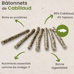 B&acirc;tonnets de Morue &ndash; 100g