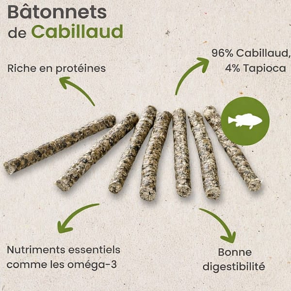 B&acirc;tonnets de Morue &ndash; 100g