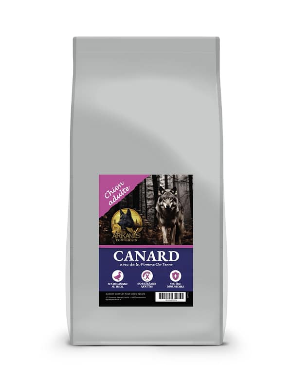 Croquettes Low Grain &ndash; Canard avec de la Pomme de Terre &ndash; Chien Adulte