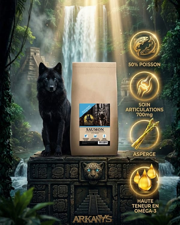 ARKANYS SANS CEREALES SAUMON ET TRUITE GRANDE RACE