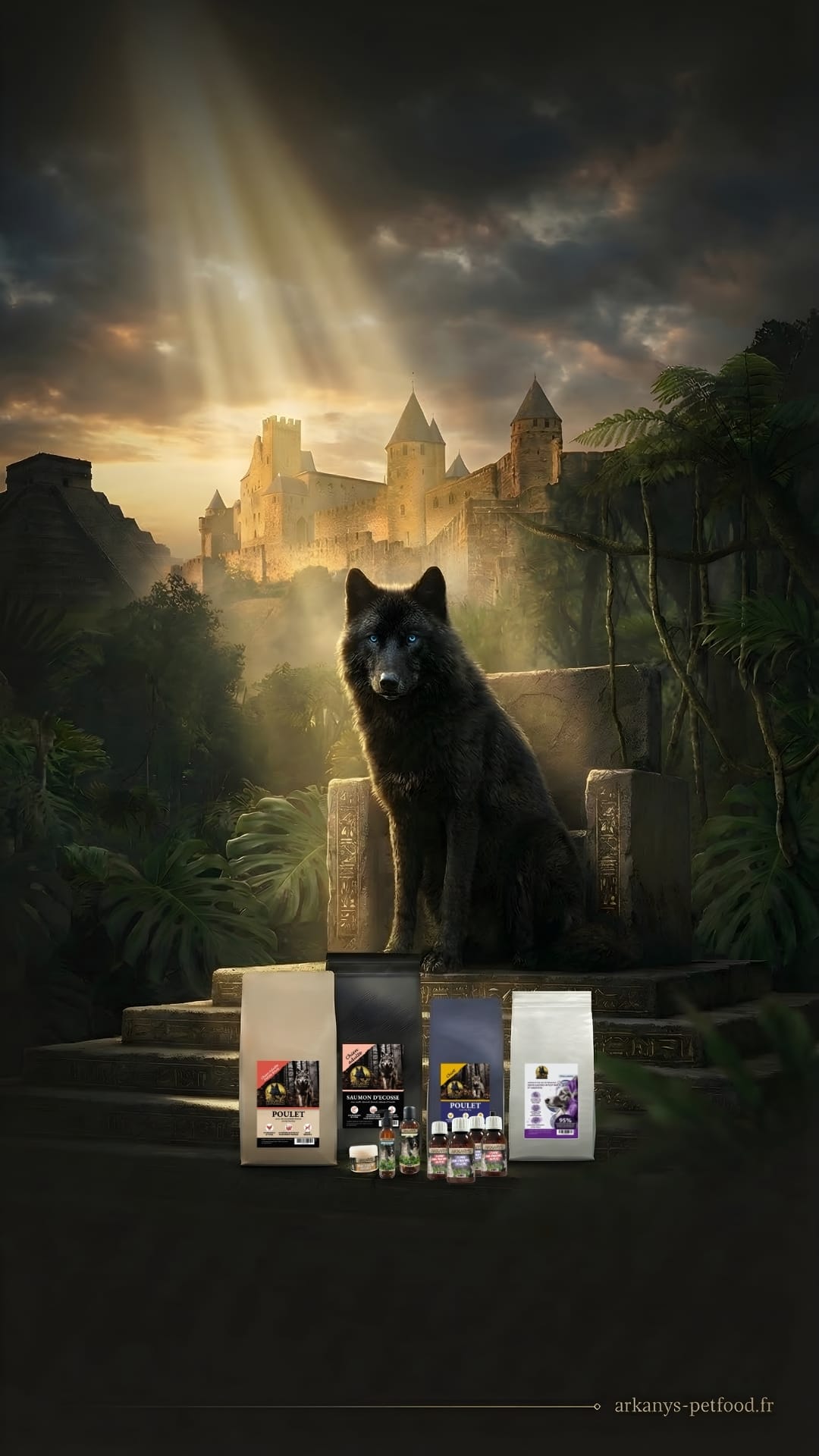La Cit&eacute; de Carcassonne &mdash; Berceau d'Arkanys Petfood